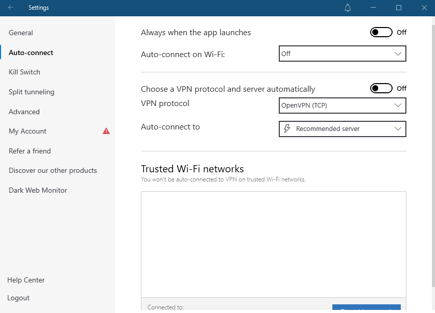 NordVPN auto-connect settings on win 7.png
