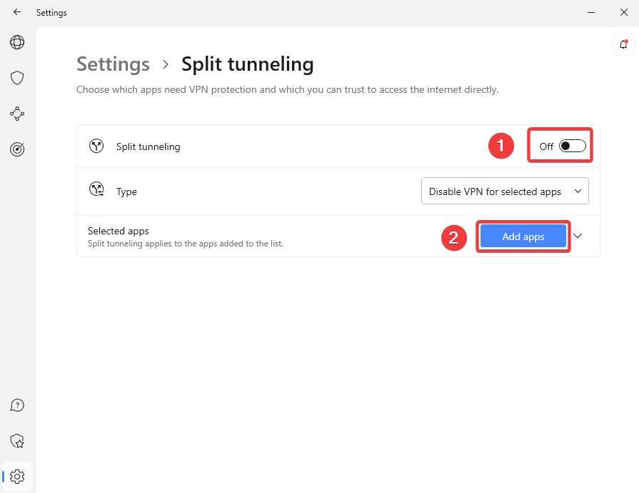 win 10 and 11 NordVPN split tunneling settings.png