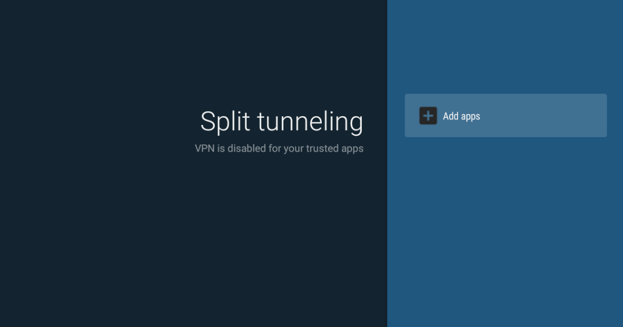 Split tunneling add apps on AndroidTV NordVPN.png