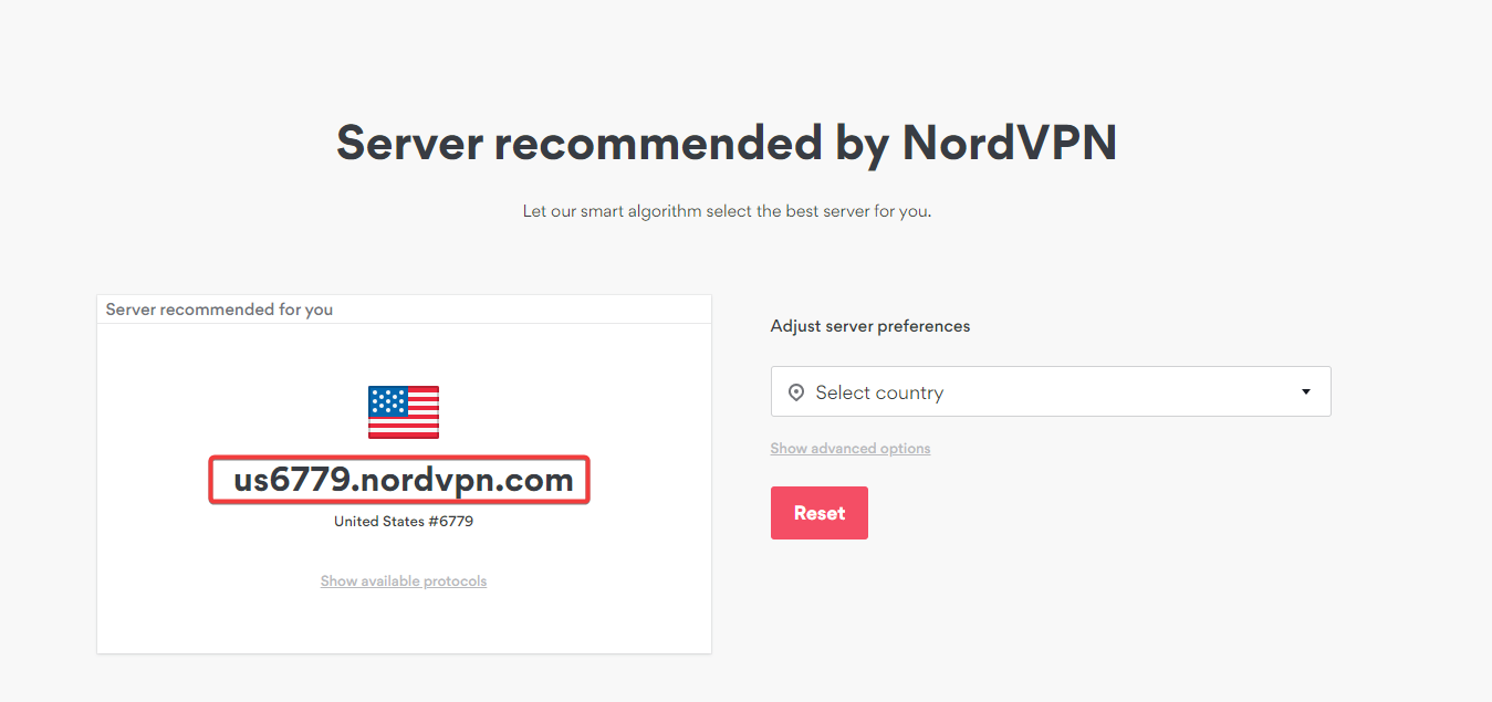 NordVPN servers page example of a server.png