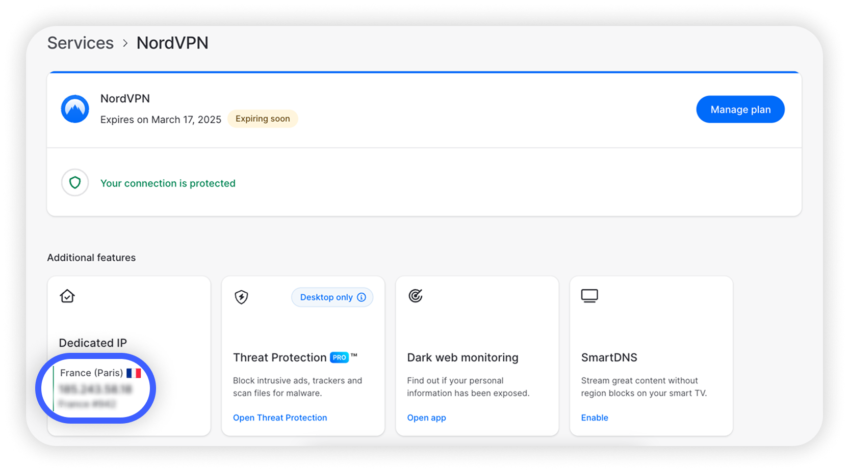 View of NA NordVPN section, DIP highlighted.png