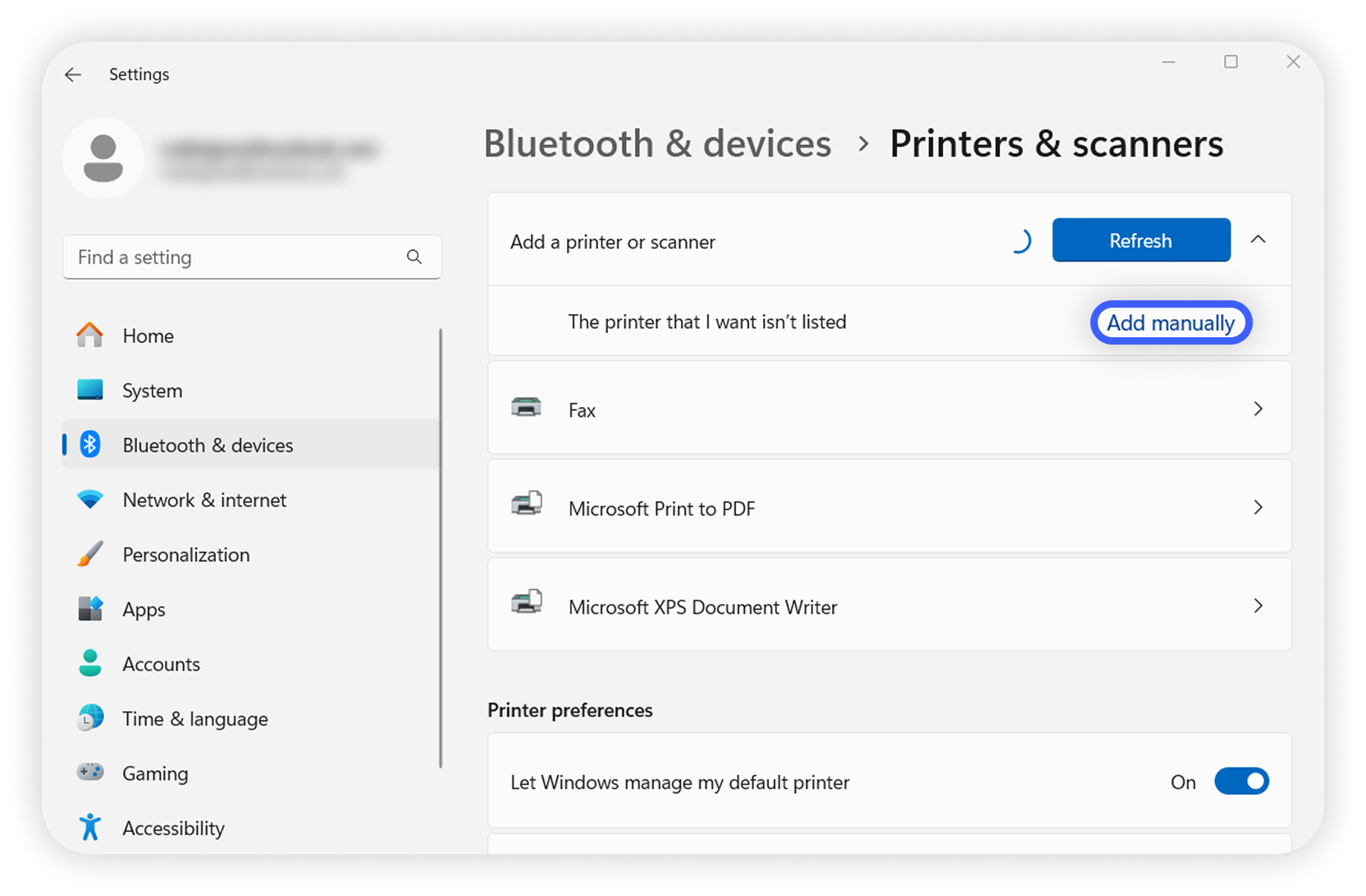 View of Windows settings, add manually button is highlighted.png